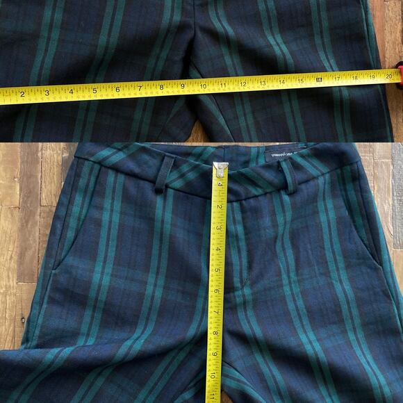 Y2k Tartan Trousers Like New, Belt Ankle, Size Medium - Picture 5 of 8